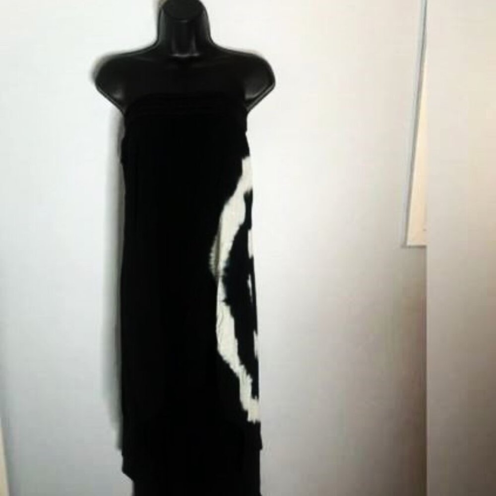 ANGL Hi-Low Tie-dye Tube Dress with Boho Vibe!